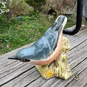 Beswick Nuthatch Made In England # 2413 Ceramic Preowned
